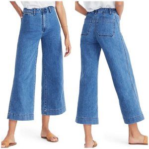 Madewell Emmett High Waist Wide Leg Crop Jeans